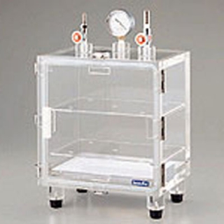 "AS-One" Vacuum Desiccator Cabinets, Clear PMMA , 투명 아크릴 사각 진공 데시케이터VL Type (300*220*300mm) , AS.1- 068-01